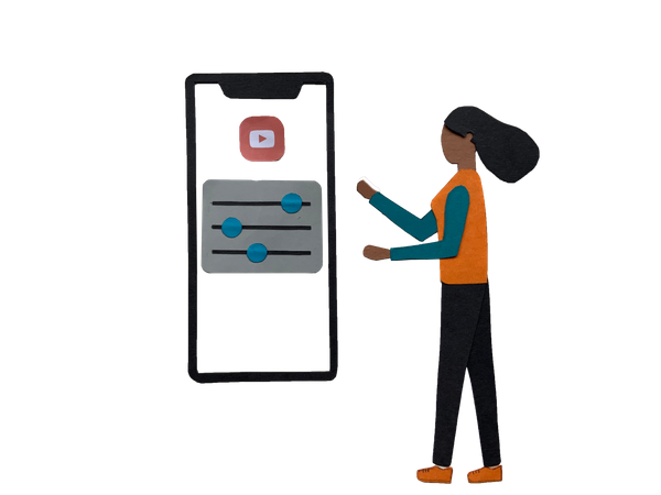 Free Youtube settings  Illustration