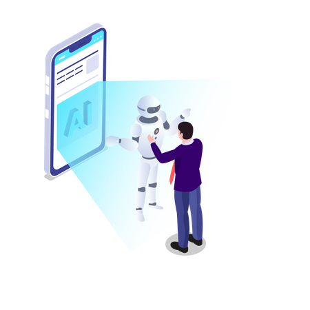 AI Robotics  Illustration