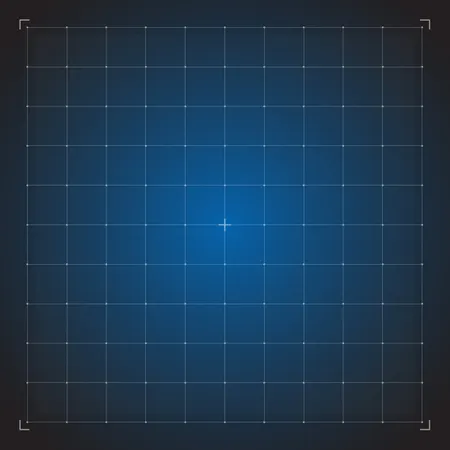 Digital grid hud  Illustration
