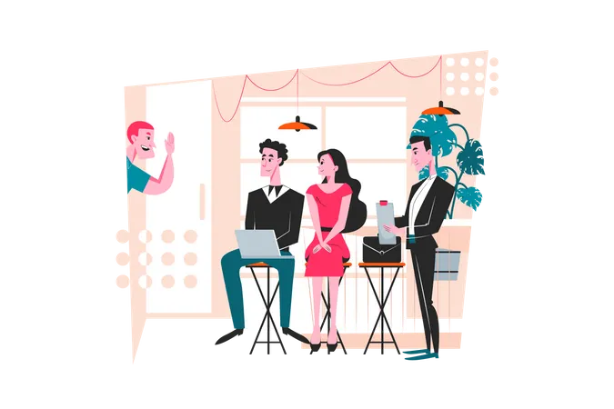 Welcome to team  Illustration